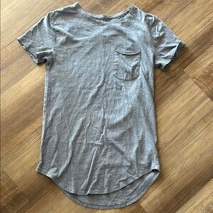 Gray Pocket Tee